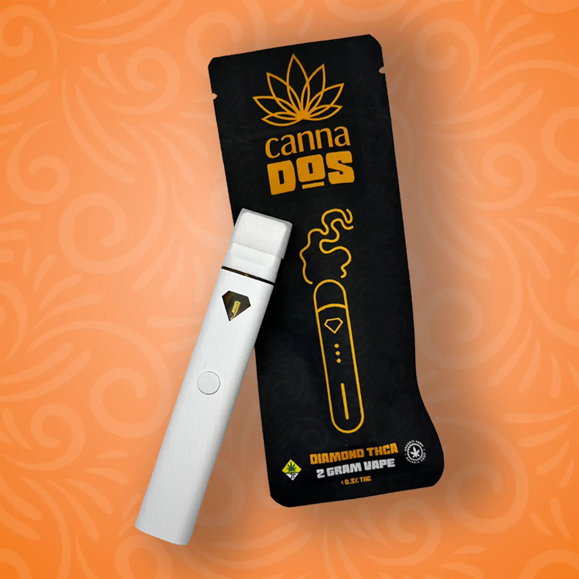 White Fire OG Liquid Diamond Vape - 2 Grams - Canna Dos White Fire OG Liquid Diamond Vape - 2 Grams - Canna Dos